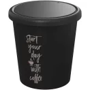 Cana de voiaj, 100 ml, Americano, 2601E12810, 6.4xØ6.3 cm, Polipropilena, Negru