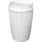 Cana de voiaj, Everestus, 2610E18466, 350 ml, 13x8.6 cm, Plastic, Polipropilena, Alb