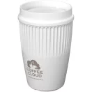 Cana de voiaj, Everestus, 2610E18466, 350 ml, 13x8.6 cm, Plastic, Polipropilena, Alb