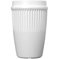   Cana de voiaj, Everestus, 2610E18466, 350 ml, 13x8.6 cm, Plastic, Polipropilena, Alb