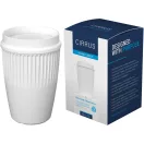 Cana de voiaj, Everestus, 2610E18466, 350 ml, 13x8.6 cm, Plastic, Polipropilena, Alb