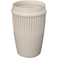   Cana de voiaj, Everestus, 2610E18467, 350 ml, 13x8.6 cm, Plastic, Polipropilena, Crem Bej Sandstone