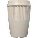 Cana de voiaj, Everestus, 2610E18467, 350 ml, 13x8.6 cm, Plastic, Polipropilena, Crem Bej Sandstone