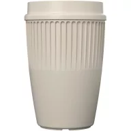   Cana de voiaj, Everestus, 2610E18467, 350 ml, 13x8.6 cm, Plastic, Polipropilena, Crem Bej Sandstone