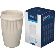   Cana de voiaj, Everestus, 2610E18467, 350 ml, 13x8.6 cm, Plastic, Polipropilena, Crem Bej Sandstone