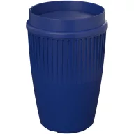   Cana de voiaj, Everestus, 2610E18468, 350 ml, 13x8.6 cm, Plastic, Polipropilena, Albastru