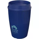 Cana de voiaj, Everestus, 2610E18468, 350 ml, 13x8.6 cm, Plastic, Polipropilena, Albastru
