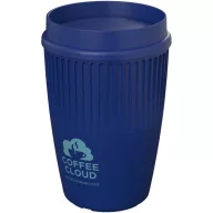  Cana de voiaj, Everestus, 2610E18468, 350 ml, 13x8.6 cm, Plastic, Polipropilena, Albastru