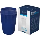 Cana de voiaj, Everestus, 2610E18468, 350 ml, 13x8.6 cm, Plastic, Polipropilena, Albastru