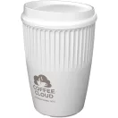 Cana de voiaj, Everestus, 2610E18469, 350 ml, 13x8.6 cm, Plastic, Polipropilena, Alb