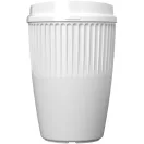 Cana de voiaj, Everestus, 2610E18469, 350 ml, 13x8.6 cm, Plastic, Polipropilena, Alb