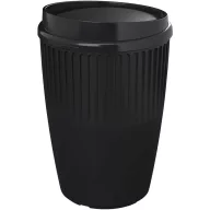   Cana de voiaj, Everestus, 2610E18472, 350 ml, 13x8.6 cm, Plastic, Polipropilena, Negru