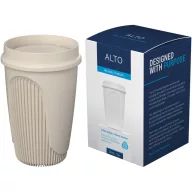   Cana de voiaj, Everestus, 2610E18453, 350 ml, 13.2x86 cm, Plastic, Polipropilena, Crem Bej Sandstone