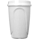 Cana de voiaj, Everestus, 2610E18455, 350 ml, 13.2x8.6 cm, Plastic, Polipropilena, Alb