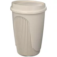   Cana de voiaj, Everestus, 2610E18456, 350 ml, 13.2x8.6 cm, Plastic, Polipropilena, Crem Bej Sandstone