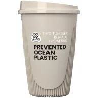   Cana de voiaj, Everestus, 2610E18456, 350 ml, 13.2x8.6 cm, Plastic, Polipropilena, Crem Bej Sandstone