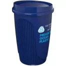 Cana de voiaj, Everestus, 2610E18457, 350 ml, 13.2x8.6 cm, Plastic, Polipropilena, Albastru