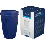   Cana de voiaj, Everestus, 2610E18457, 350 ml, 13.2x8.6 cm, Plastic, Polipropilena, Albastru
