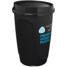 Cana de voiaj, Everestus, 2610E18458, 350 ml, 13.2x8.6 cm, Plastic, Polipropilena, Negru