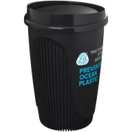   Cana de voiaj, Everestus, 2610E18458, 350 ml, 13.2x8.6 cm, Plastic, Polipropilena, Negru
