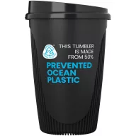   Cana de voiaj, Everestus, 2610E18458, 350 ml, 13.2x8.6 cm, Plastic, Polipropilena, Negru