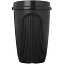 Cana de voiaj, Everestus, 2610E18458, 350 ml, 13.2x8.6 cm, Plastic, Polipropilena, Negru