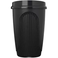   Cana de voiaj, Everestus, 2610E18458, 350 ml, 13.2x8.6 cm, Plastic, Polipropilena, Negru