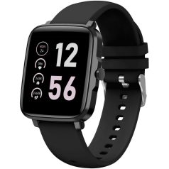   Smartwatch  activity tracker si termometru, 2401E14920, Prixton, 25.5x7.5x4.1 cm, Silicon, Negru