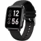 Smartwatch  activity tracker si termometru, 2401E14920, Prixton, 25.5x7.5x4.1 cm, Silicon, Negru