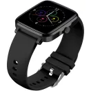 Smartwatch  activity tracker si termometru, 2401E14920, Prixton, 25.5x7.5x4.1 cm, Silicon, Negru