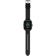   Smartwatch  activity tracker si termometru, 2401E14920, Prixton, 25.5x7.5x4.1 cm, Silicon, Negru