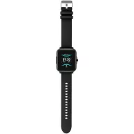   Smartwatch  activity tracker si termometru, 2401E14920, Prixton, 25.5x7.5x4.1 cm, Silicon, Negru