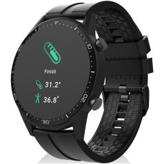   Smartwatch 2401E14932, Prixton, 25.5x1.2x4.55 cm, Plastic, Metal, Negru