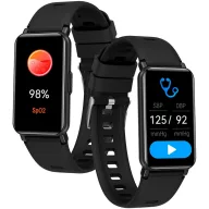   Smartwatch multisport cu gps, 2401E14921, Prixton, 42.8x1.23x2.5 cm, ABS, Negru