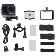   Action camera, 2509E14900, Prixton, 10x11.4x9.4 cm, Plastic, Negru