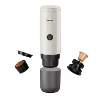   Aparat de cafea portabil, Prixton, 2610E19383, 80 ml, 7.5x25x7.8 cm, ABS, Polipropilena, Crem