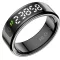 Inel smart touch, Prixton, 2610E17903, 2.39x0.79x2.39 cm, ABS, Negru