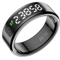   Inel smart touch, Prixton, 2610E17905, 2.39x0.79x2.39 cm, ABS, Negru