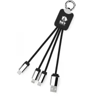   Cablu light-up, SCX, 18SEP2527, 14x2.5 cm, Cauciuc, Aluminiu, Plastic, Negru