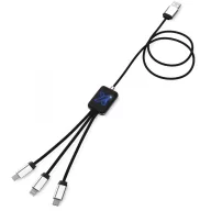   Cablu light-up, SCX, 18SEP2532, 100x3 cm, Cauciuc, Aluminiu, Plastic, Albastru