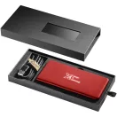 Powerbank 5000 mAh, USB-C, 2401E14971, SCX, 13.8x6.6 cm, Cauciuc, PET, Rosu mid