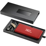   Powerbank 5000 mAh, USB-C, 2401E14971, SCX, 13.8x6.6 cm, Cauciuc, PET, Rosu mid