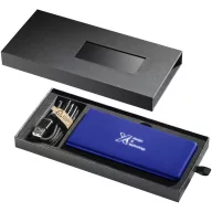   Powerbank 5000 mAh, USB-C, 2401E14972, SCX, 13.8x6.6 cm, Cauciuc, PET, Albastru reflex