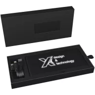   Baterie externa 8000 mAh, USB-C, 2502E14965, SCX, 15.3 x 1.4 x 7.6 cm, ABS, Negru
