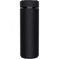   Termos cu termometru, SCX, 18SEP4292, 500 ml, 22.5x Ø4.7 cm, Cauciuc, Negru