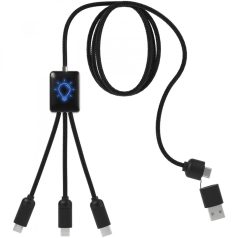   Cablu 5-in-1, SCX, 18SEP2536, 100x1x2 cm, ABS, Plastic, Albastru