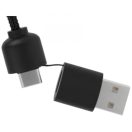 Cablu 3-in-1, SCX, 18SEP2542, 11x1.1x Ø3 cm, ABS, Albastru