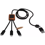 Cablu 3-in-1, SCX, 18SEP2543, 11x1.1x Ø3 cm, ABS, Negru