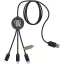 Cablu 3-in-1, SCX, 18SEP2539, 11x1.1x Ø3 cm, ABS, Bambus, Natur