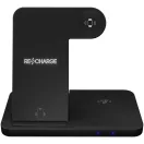Incarcator wireless, SCX, 2610E18911, 15 W, 19x23x17.5 cm, ABS, Negru